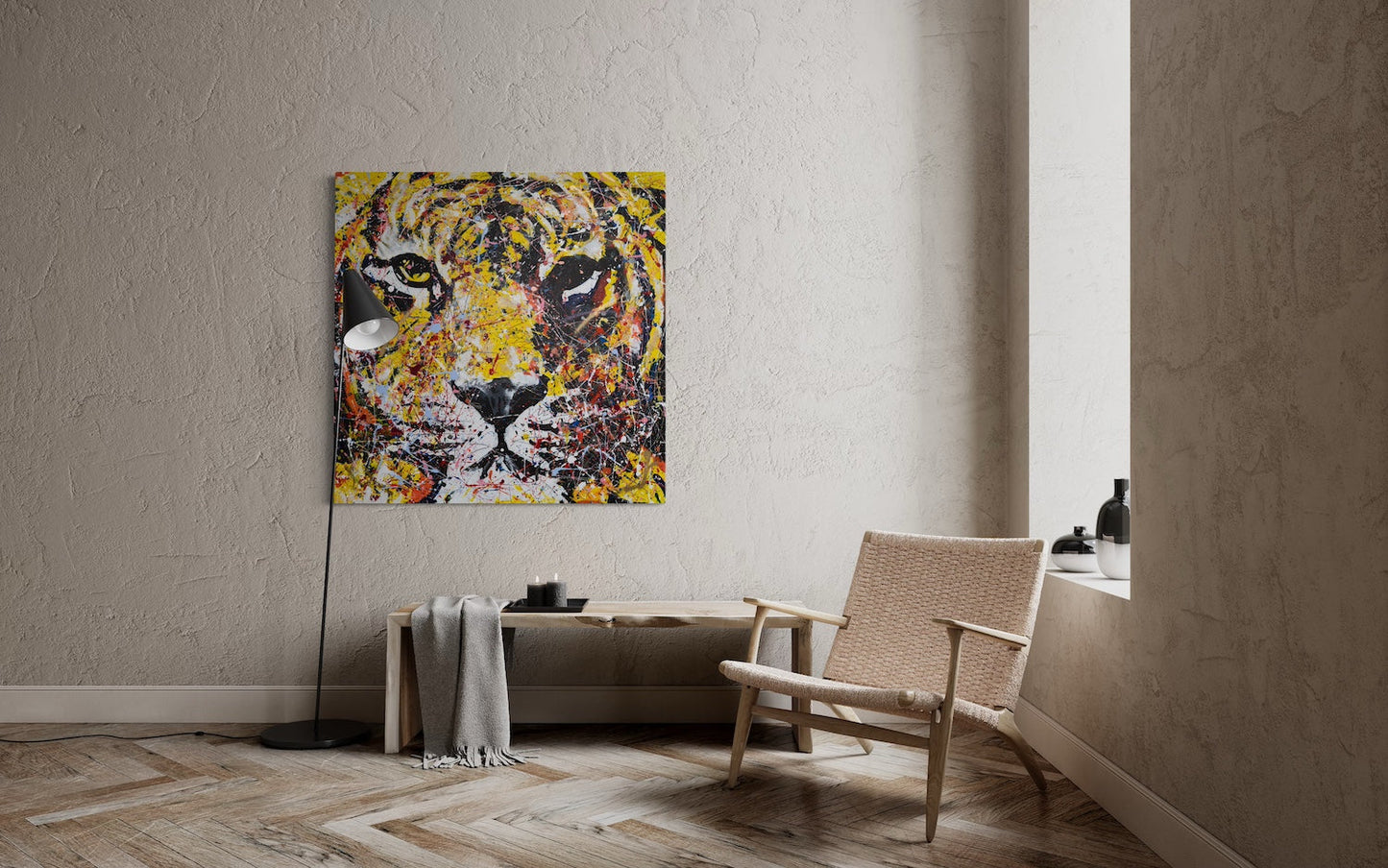 Tiger contemporary painting art