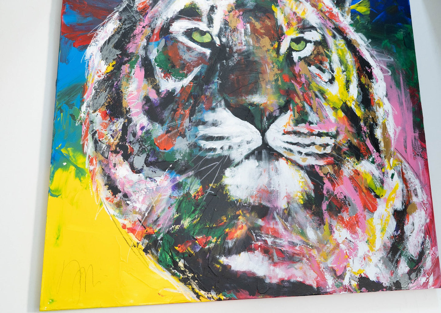 Tiger contemporary painting art