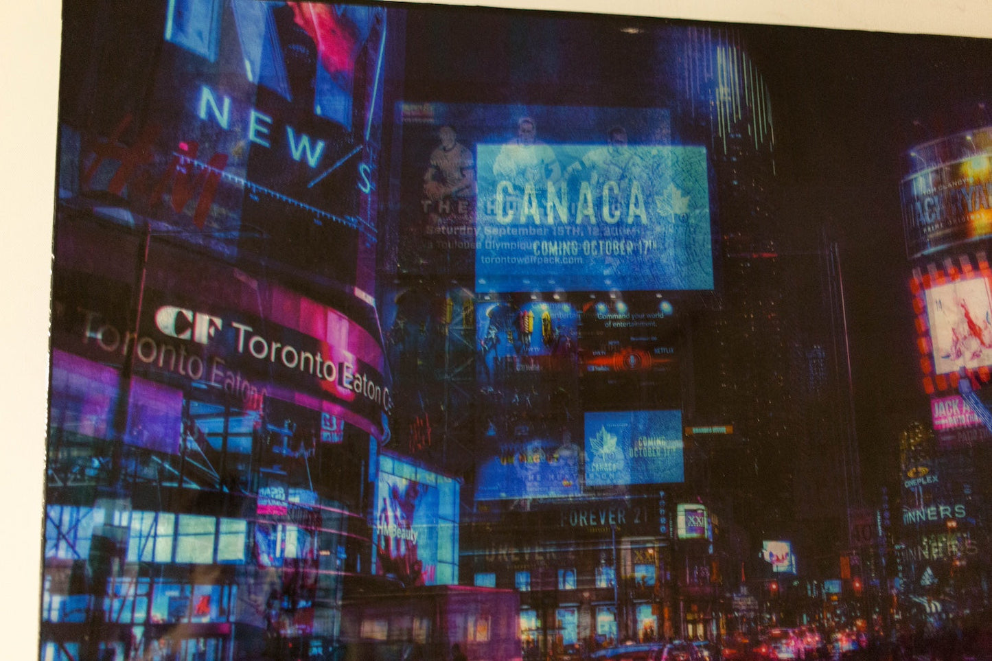 TORONTO,YUONGE-DUNDAS SQ painting
