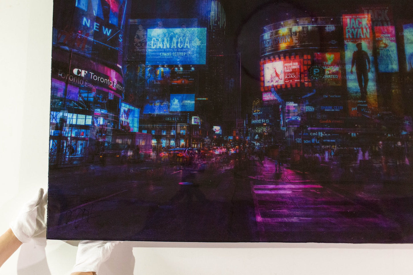 TORONTO,YUONGE-DUNDAS SQ painting