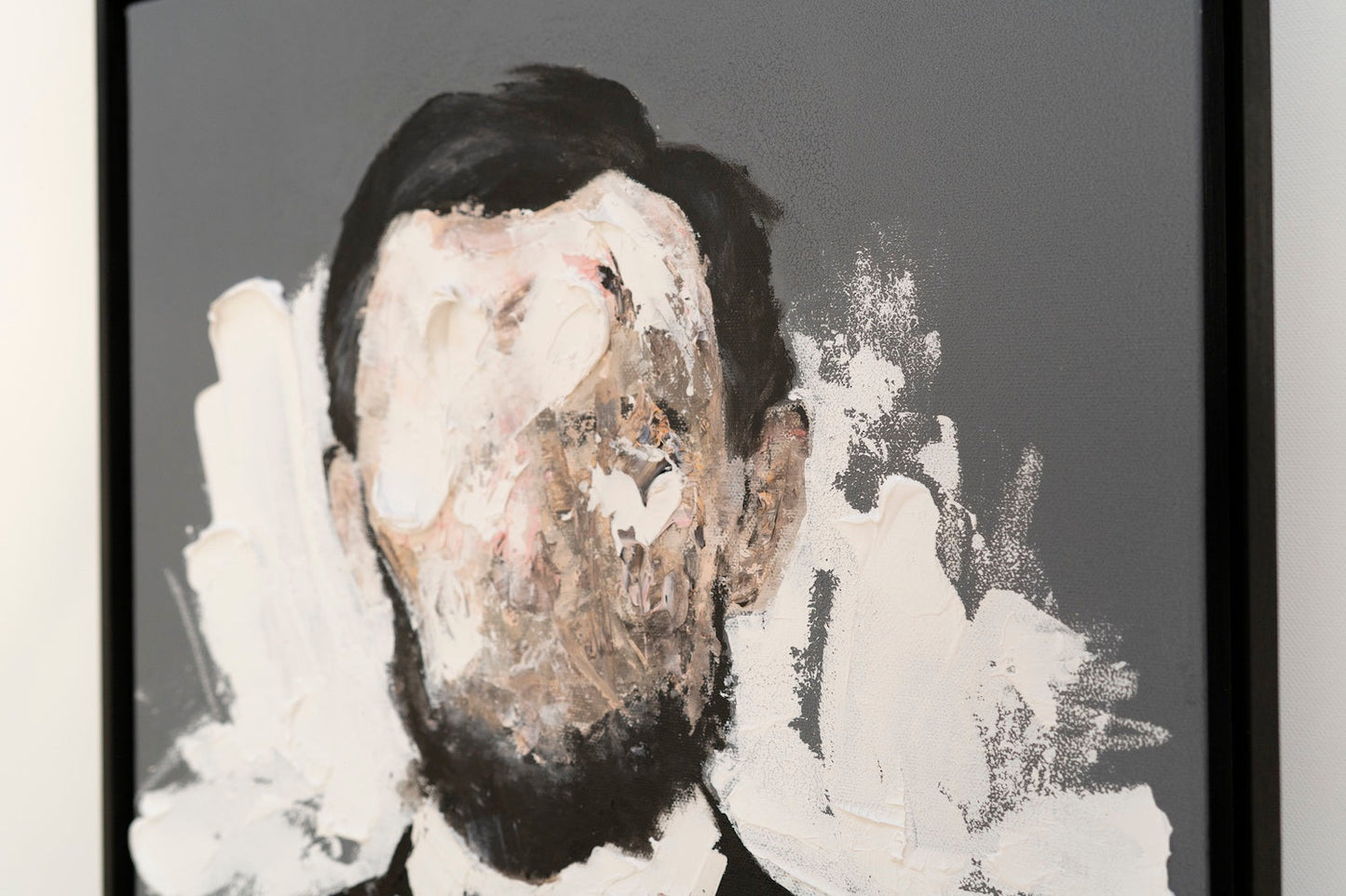 UNTITLED Portrait work (Abraham Lincoln) contemporary painting art