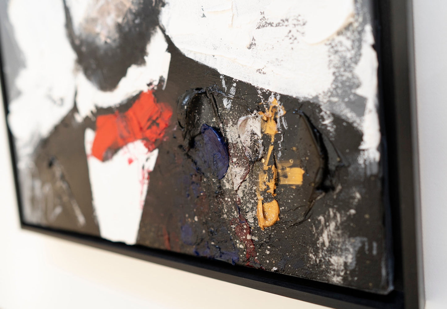 UNTITLED Portrait work (Abraham Lincoln) contemporary painting art