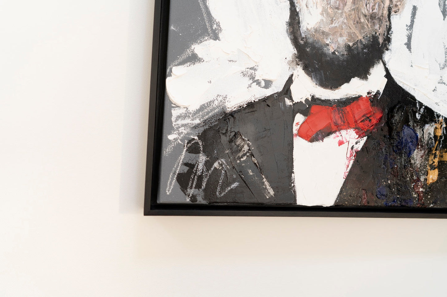 UNTITLED Portrait work (Abraham Lincoln) contemporary painting art