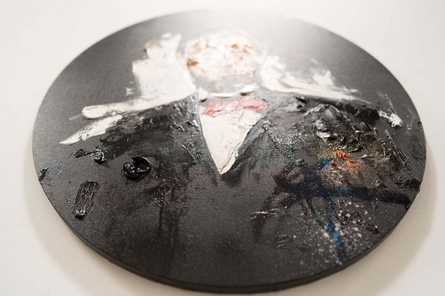 UNTITLED Portrait work (Abraham Lincoln) contemporary painting art