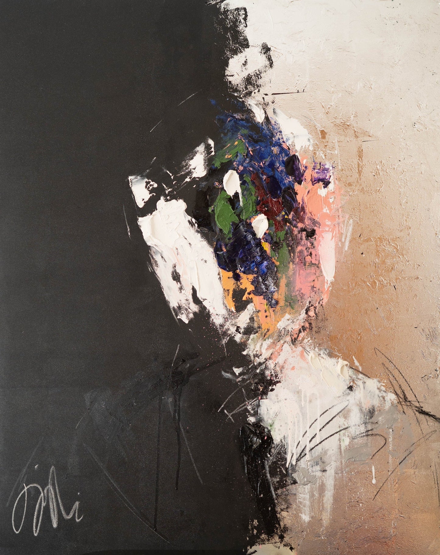UNTITLED Portrait work contemporary painting art