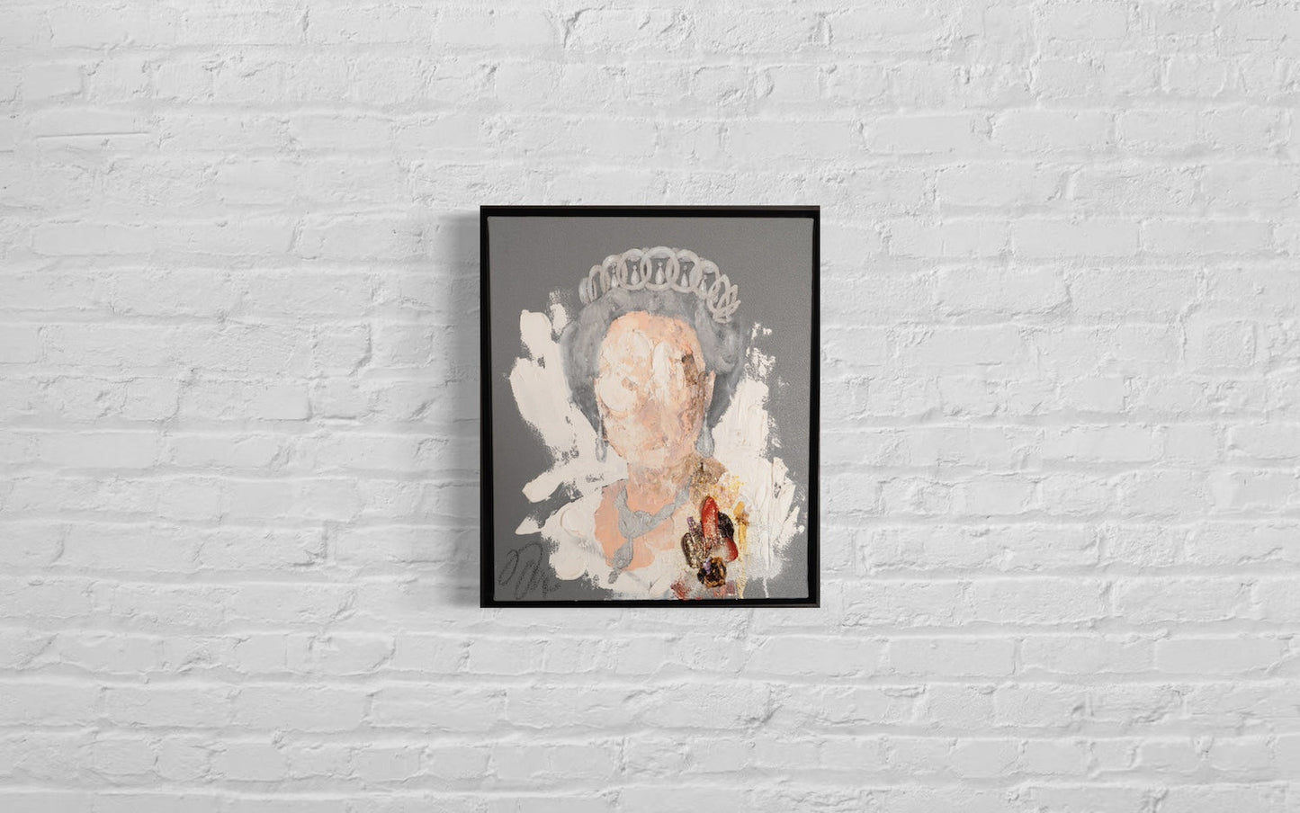UNTITLED Portrait work (Elizabeth II) contemporary painting art