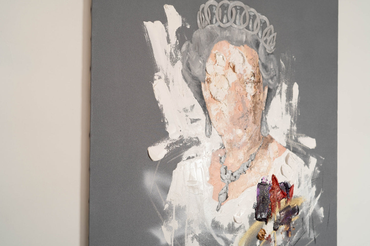 UNTITLED Portrait work (Elizabeth II) contemporary painting art
