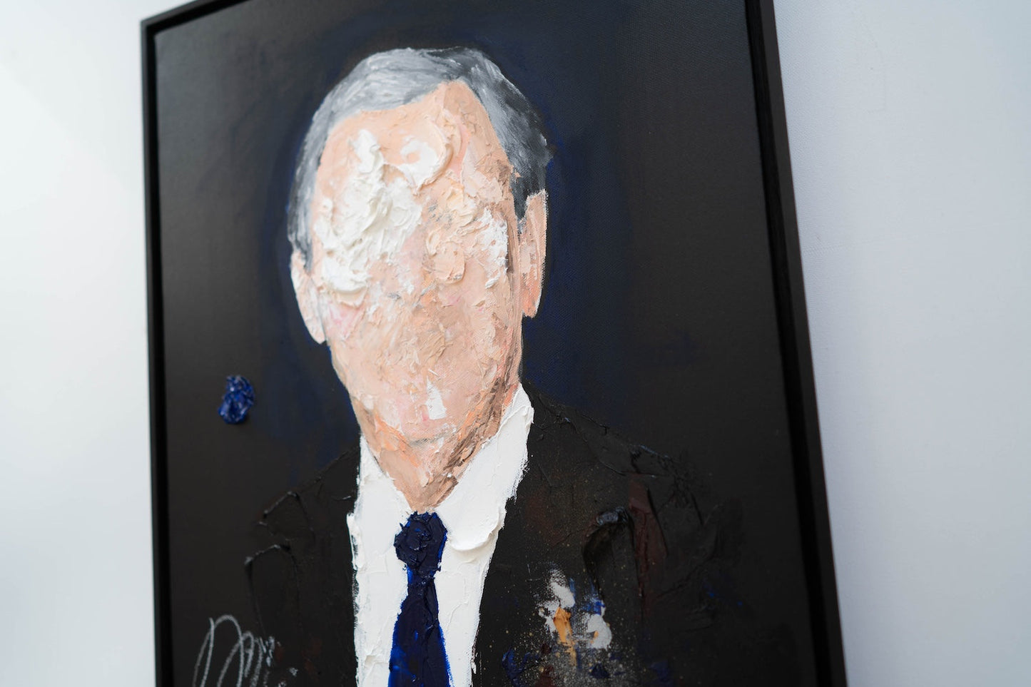 UNTITLED Portrait work (George W Bush) contemporary painting art