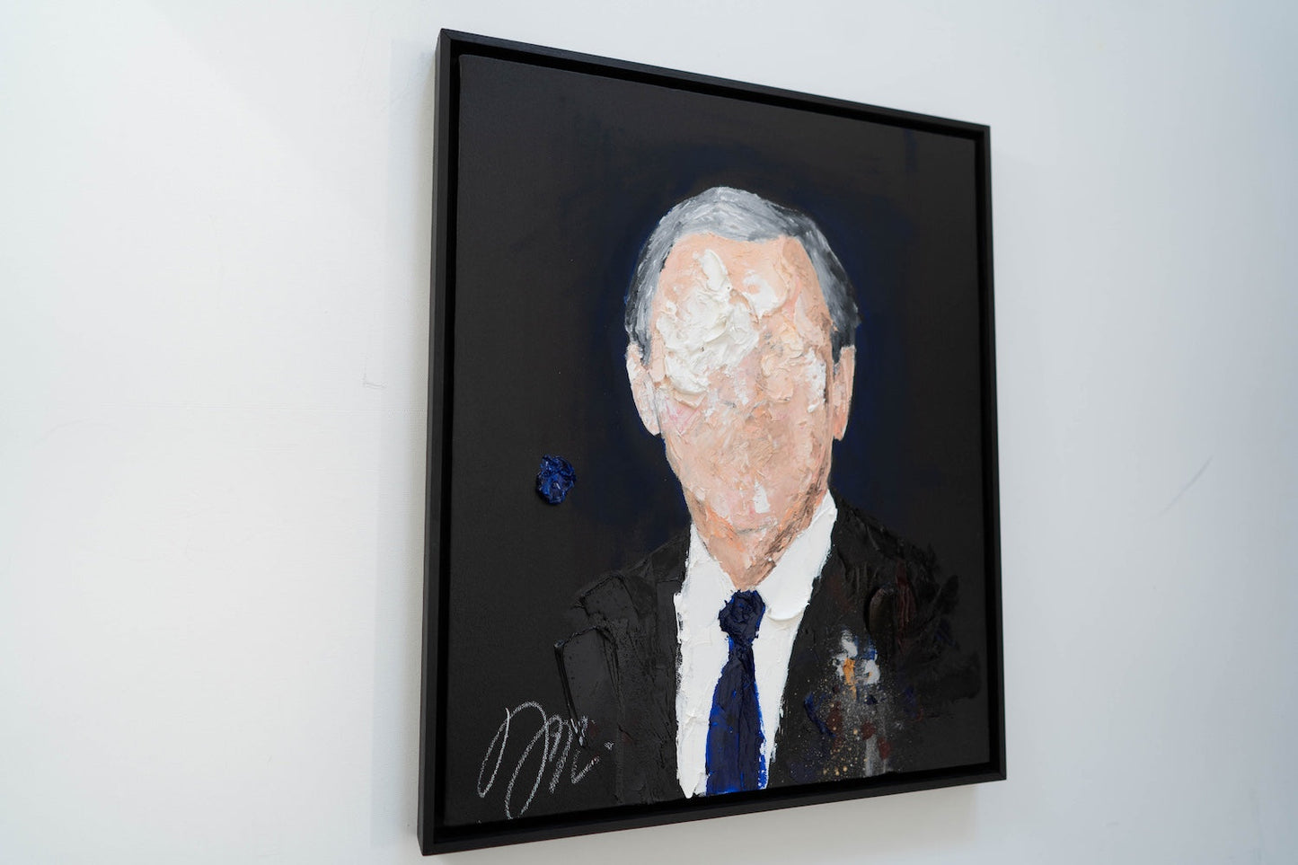 UNTITLED Portrait work (George W Bush) contemporary painting art
