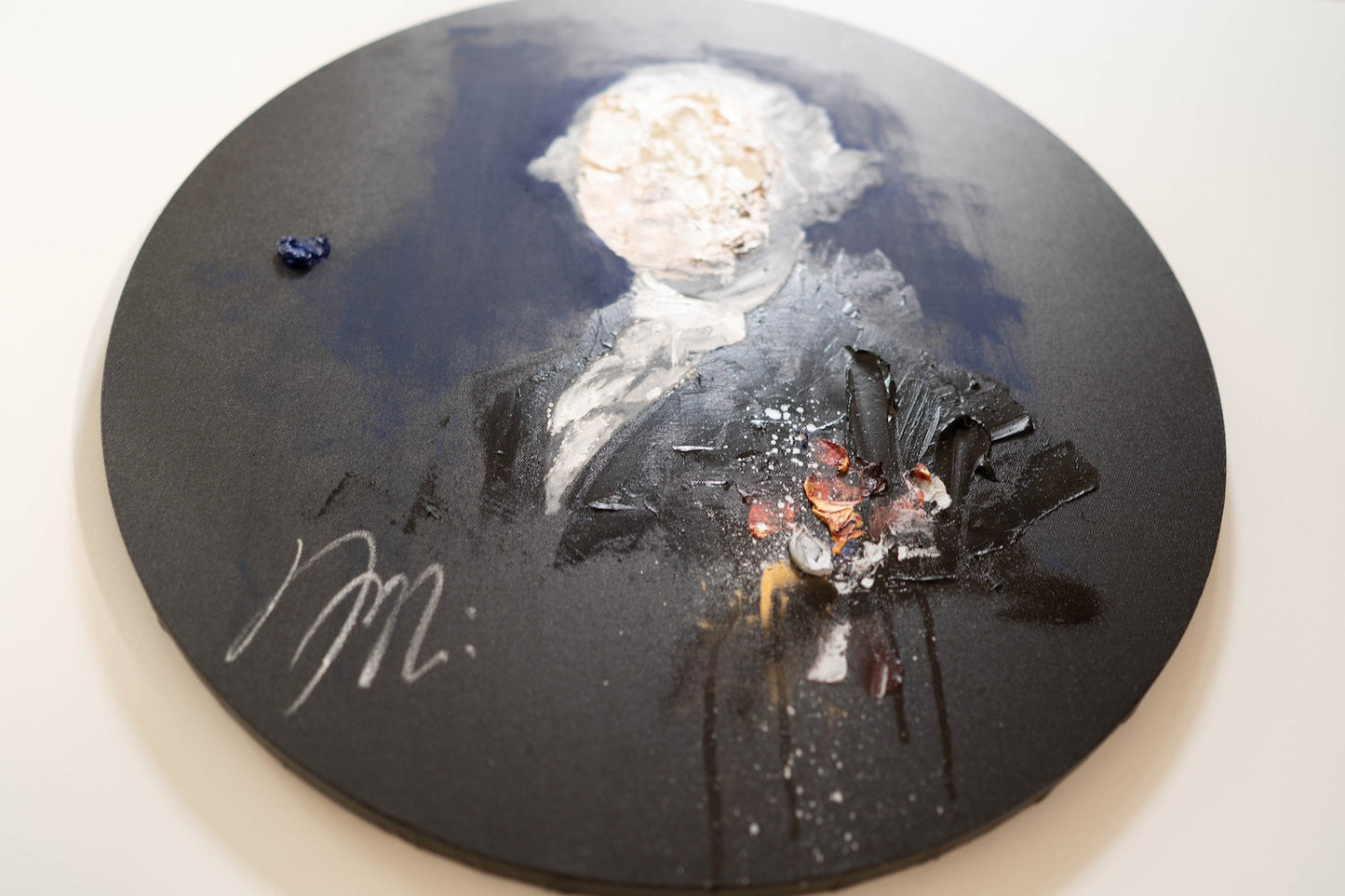 UNTITLED Portrait work (George Washington) contemporary painting art