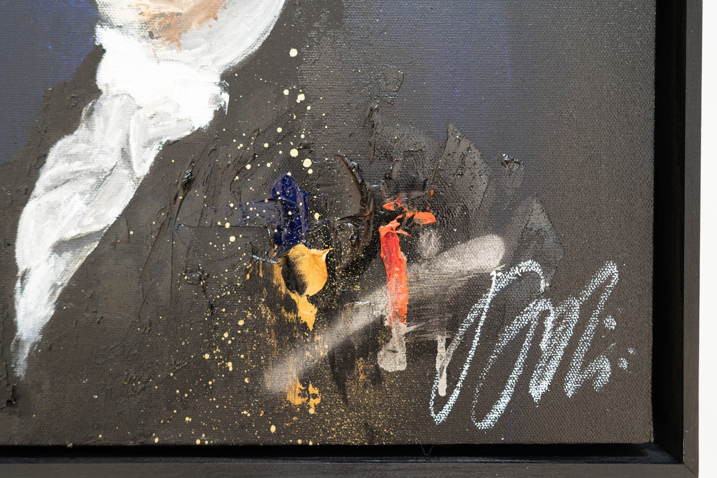 UNTITLED Portrait work (George Washington) contemporary painting art