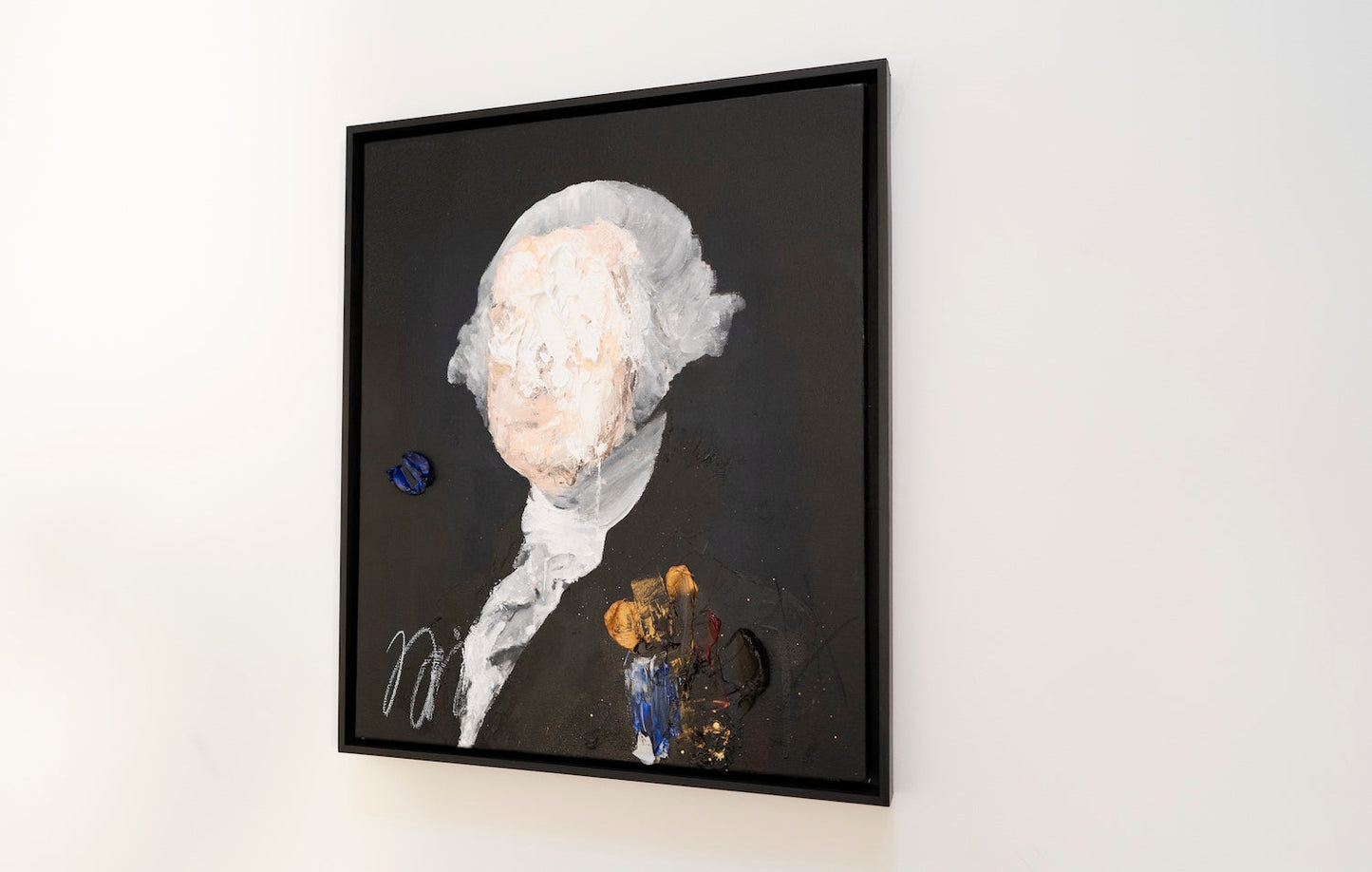 UNTITLED Portrait work (George Washington) contemporary painting art