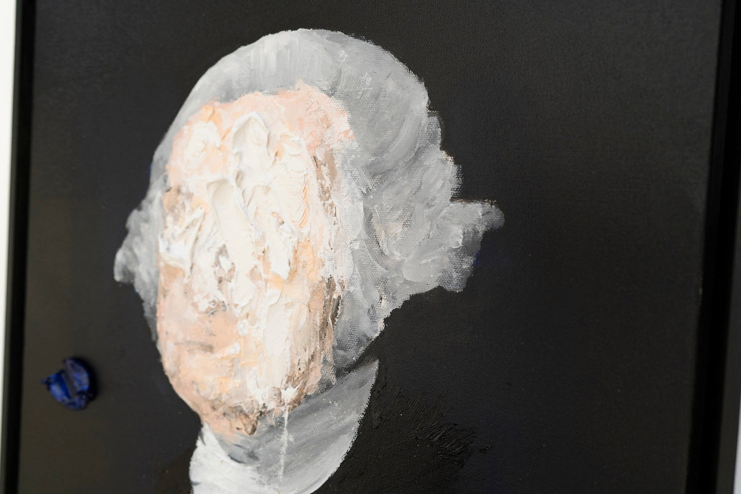UNTITLED Portrait work (George Washington) contemporary painting art