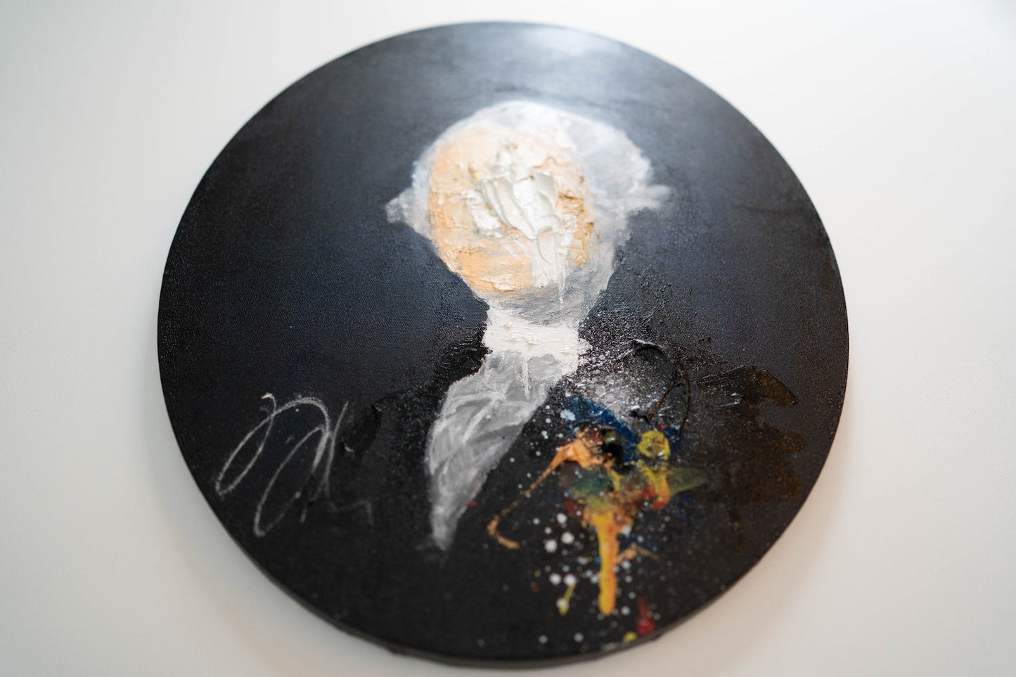 UNTITLED Portrait work (George Washington) contemporary painting art