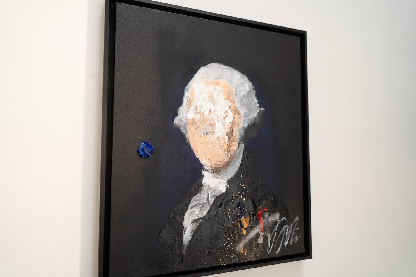UNTITLED Portrait work (George Washington) contemporary painting art
