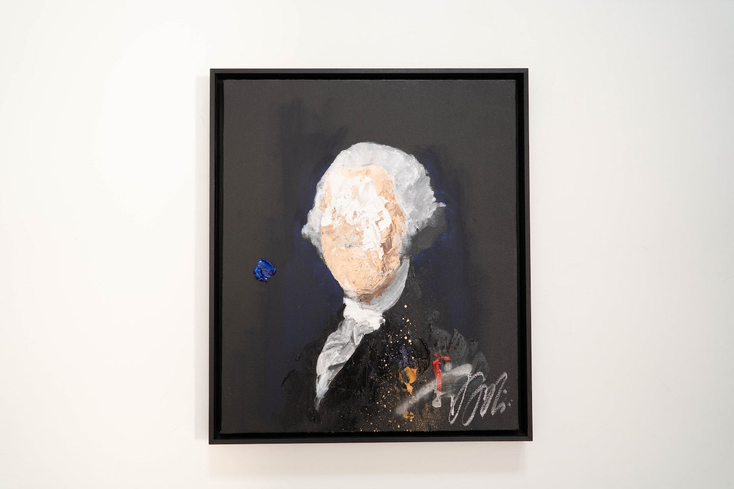 UNTITLED Portrait work (George Washington) contemporary painting art