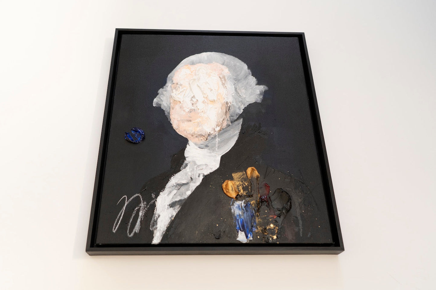 UNTITLED Portrait work (George Washington) contemporary painting art