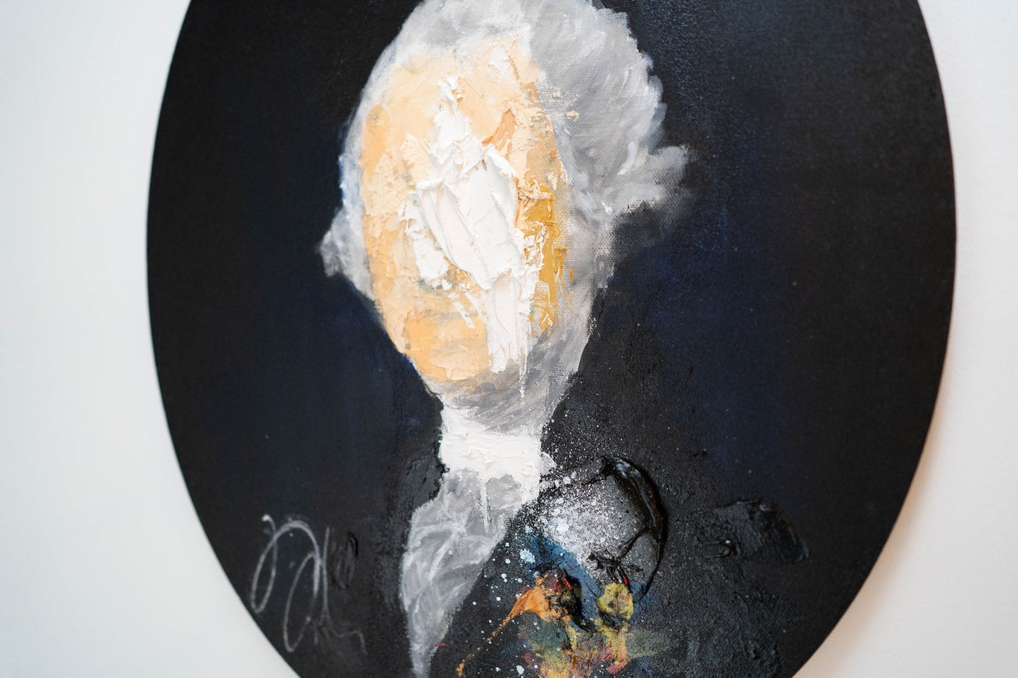 UNTITLED Portrait work (George Washington) contemporary painting art
