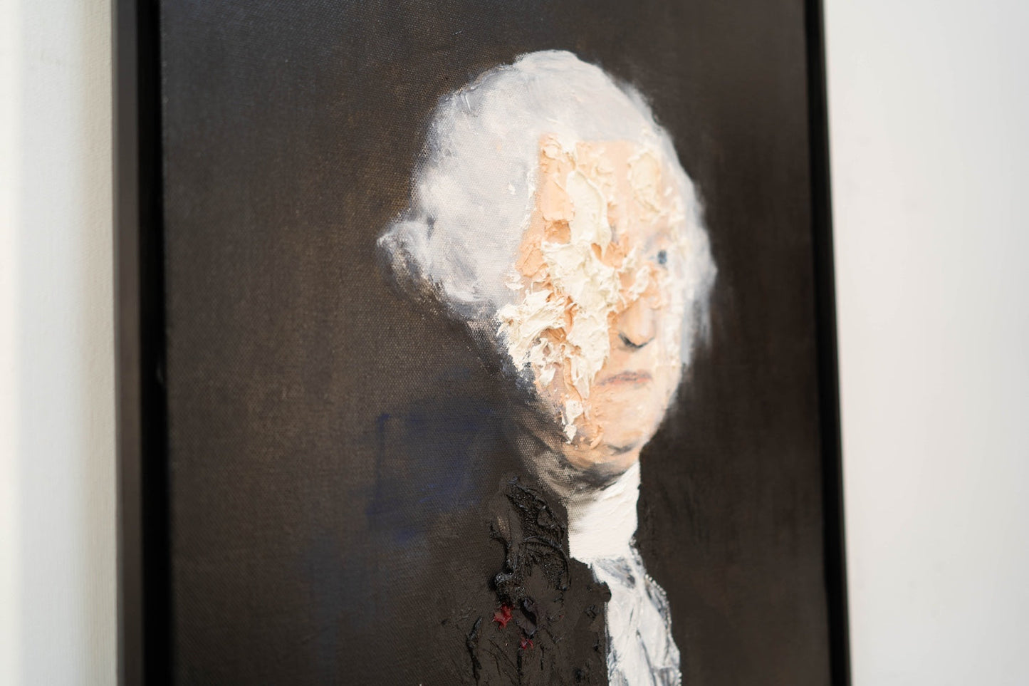 UNTITLED Portrait work(George Washington) contemporary painting art
