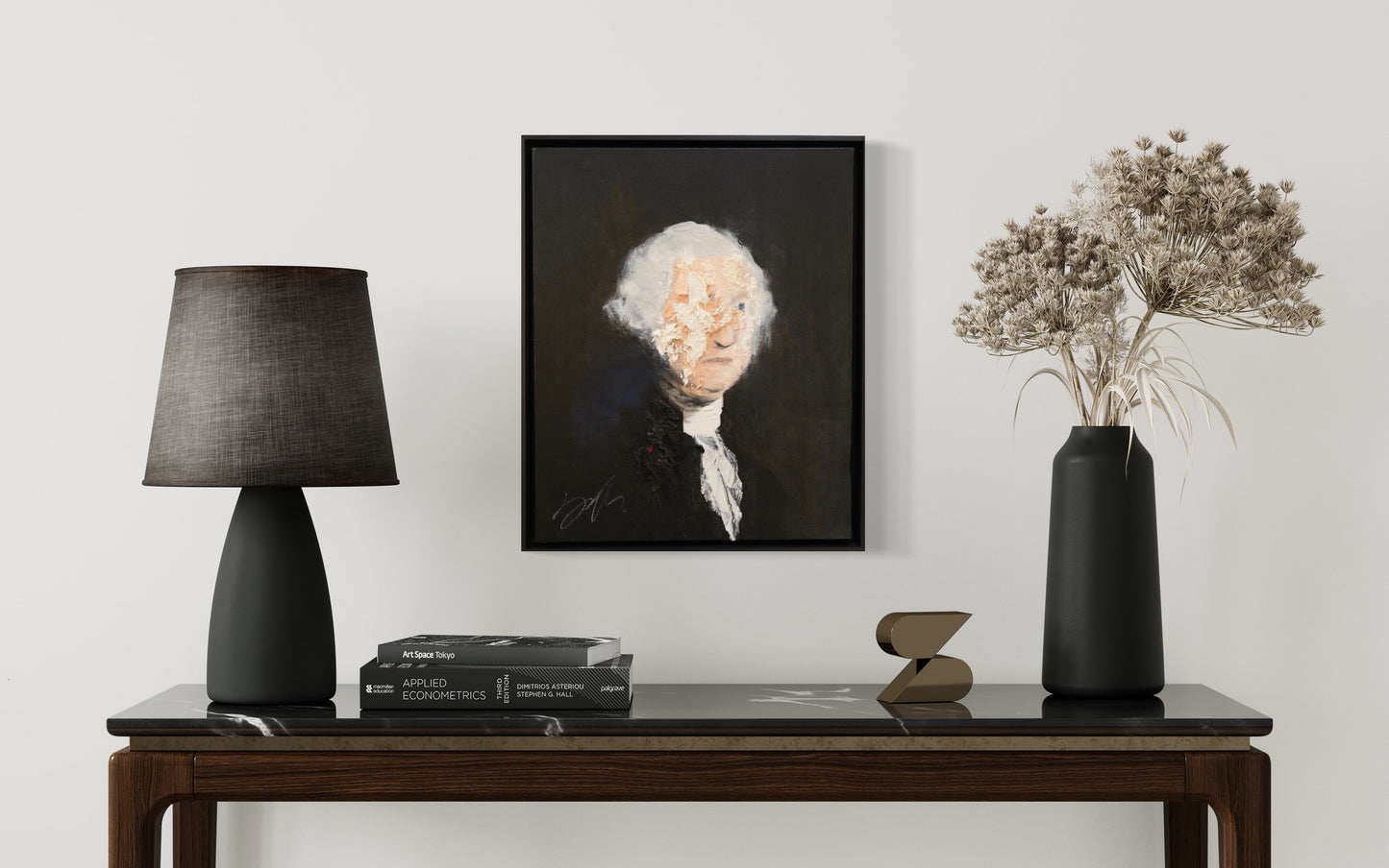 UNTITLED Portrait work(George Washington) contemporary painting art