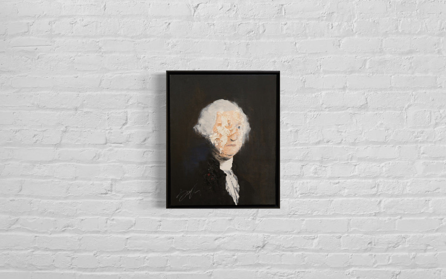UNTITLED Portrait work(George Washington) contemporary painting art
