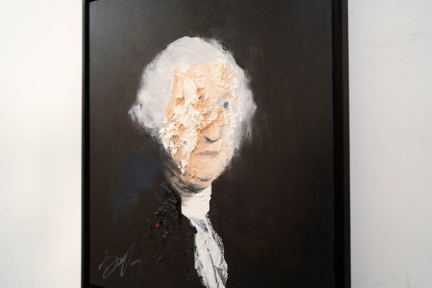 UNTITLED Portrait work(George Washington) contemporary painting art