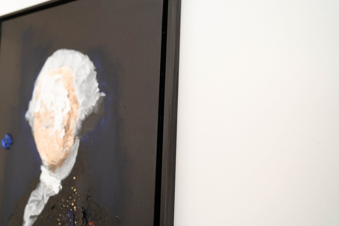 UNTITLED Portrait work (George Washington) contemporary painting art