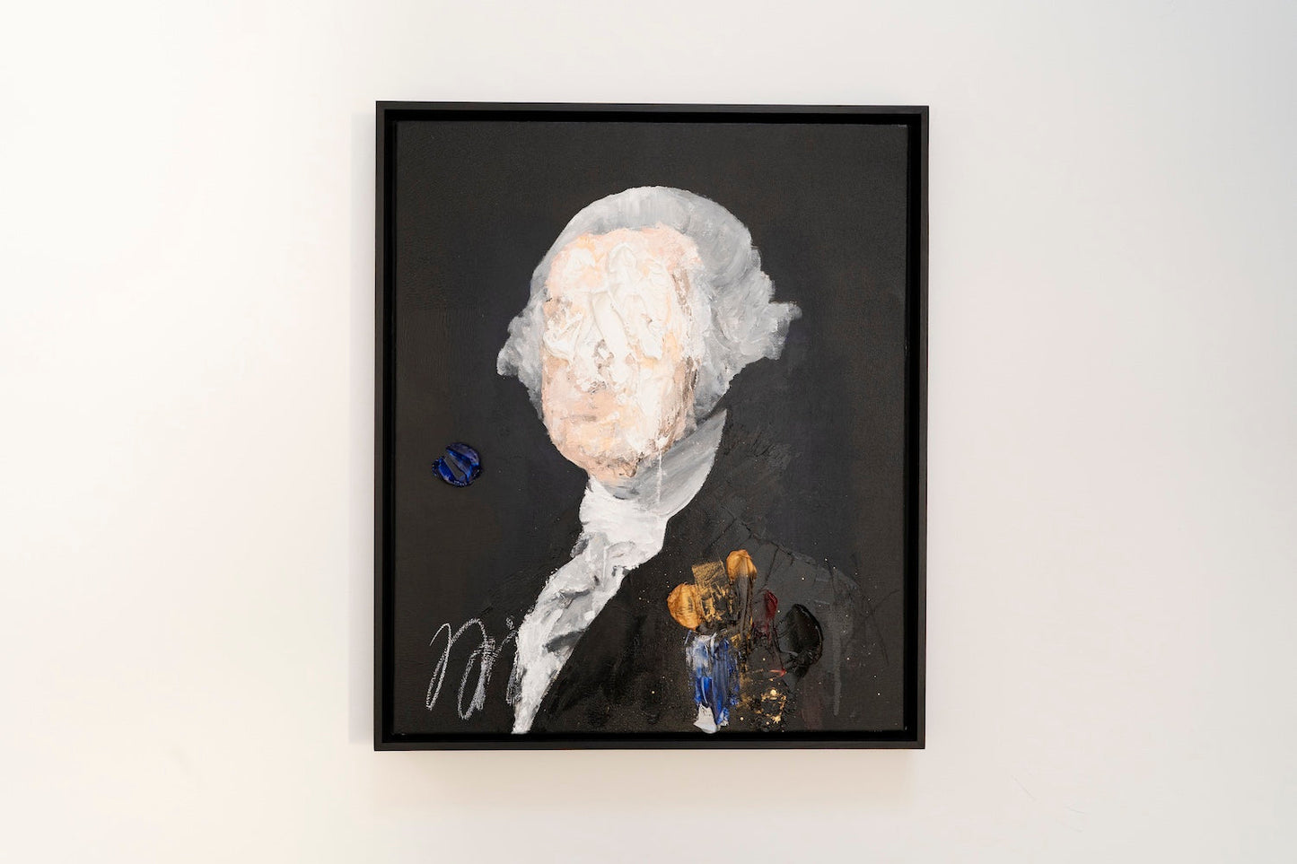 UNTITLED Portrait work (George Washington) contemporary painting art