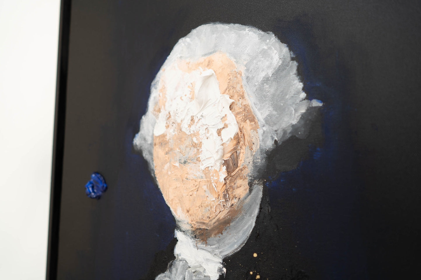 UNTITLED Portrait work (George Washington) contemporary painting art