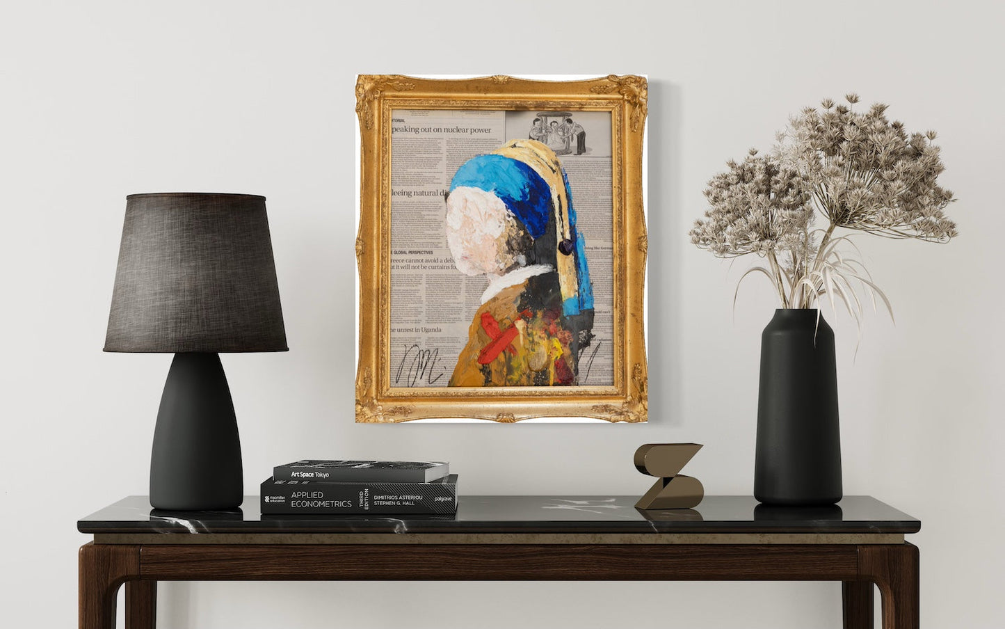 UNTITLED Portrait work (Girl with a Pearl Earring) contemporary painting art