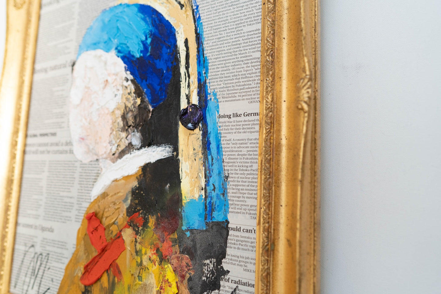 UNTITLED Portrait work (Girl with a Pearl Earring) contemporary painting art