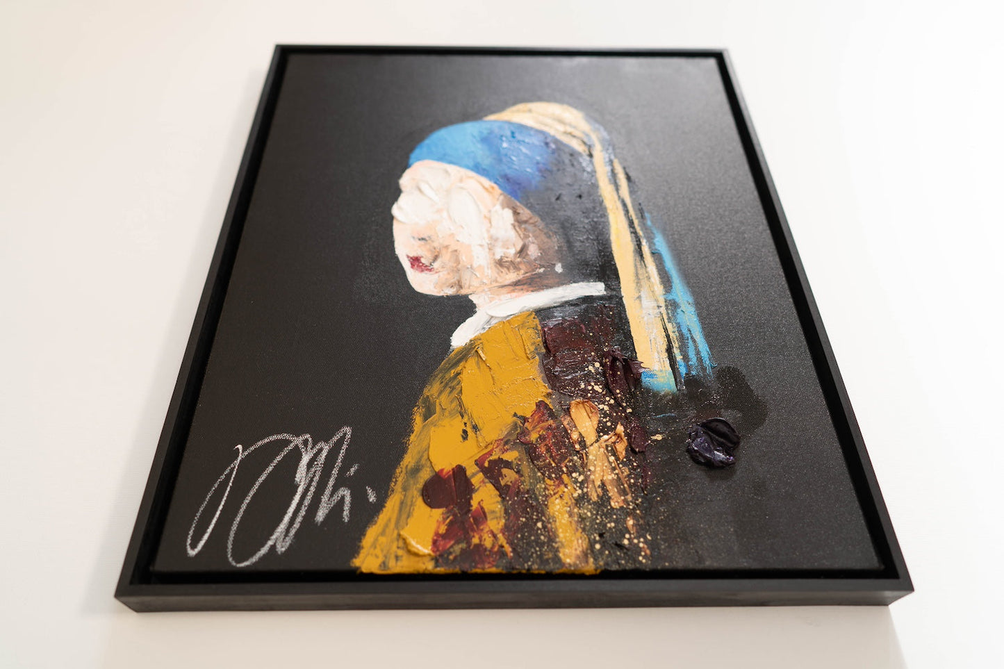UNTITLED Portrait work (Girl with a pearl earring) contemporary painting art