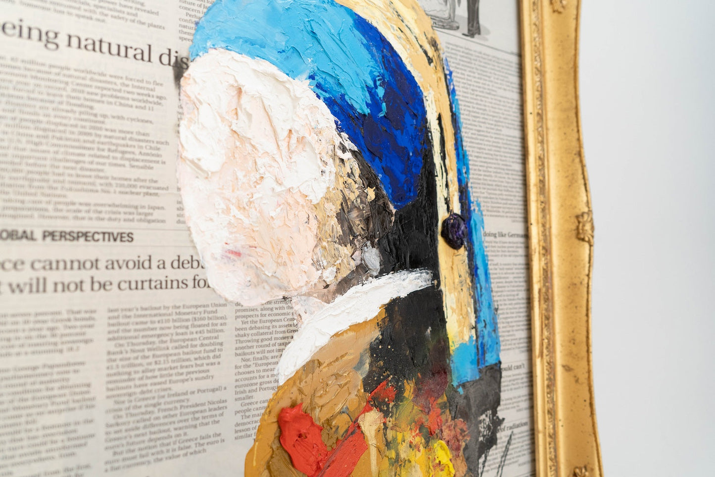 UNTITLED Portrait work (Girl with a Pearl Earring) contemporary painting art