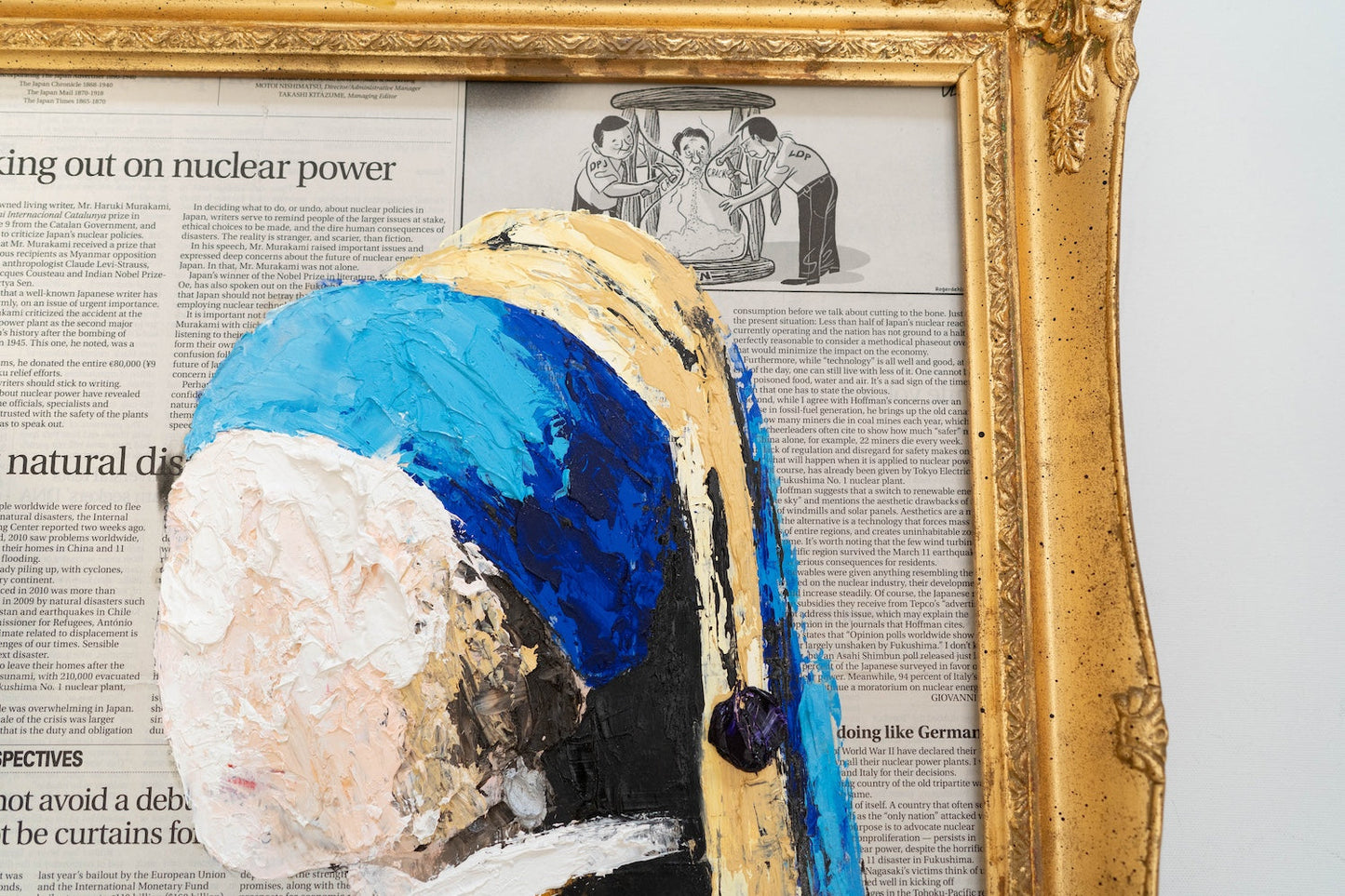 UNTITLED Portrait work (Girl with a Pearl Earring) contemporary painting art