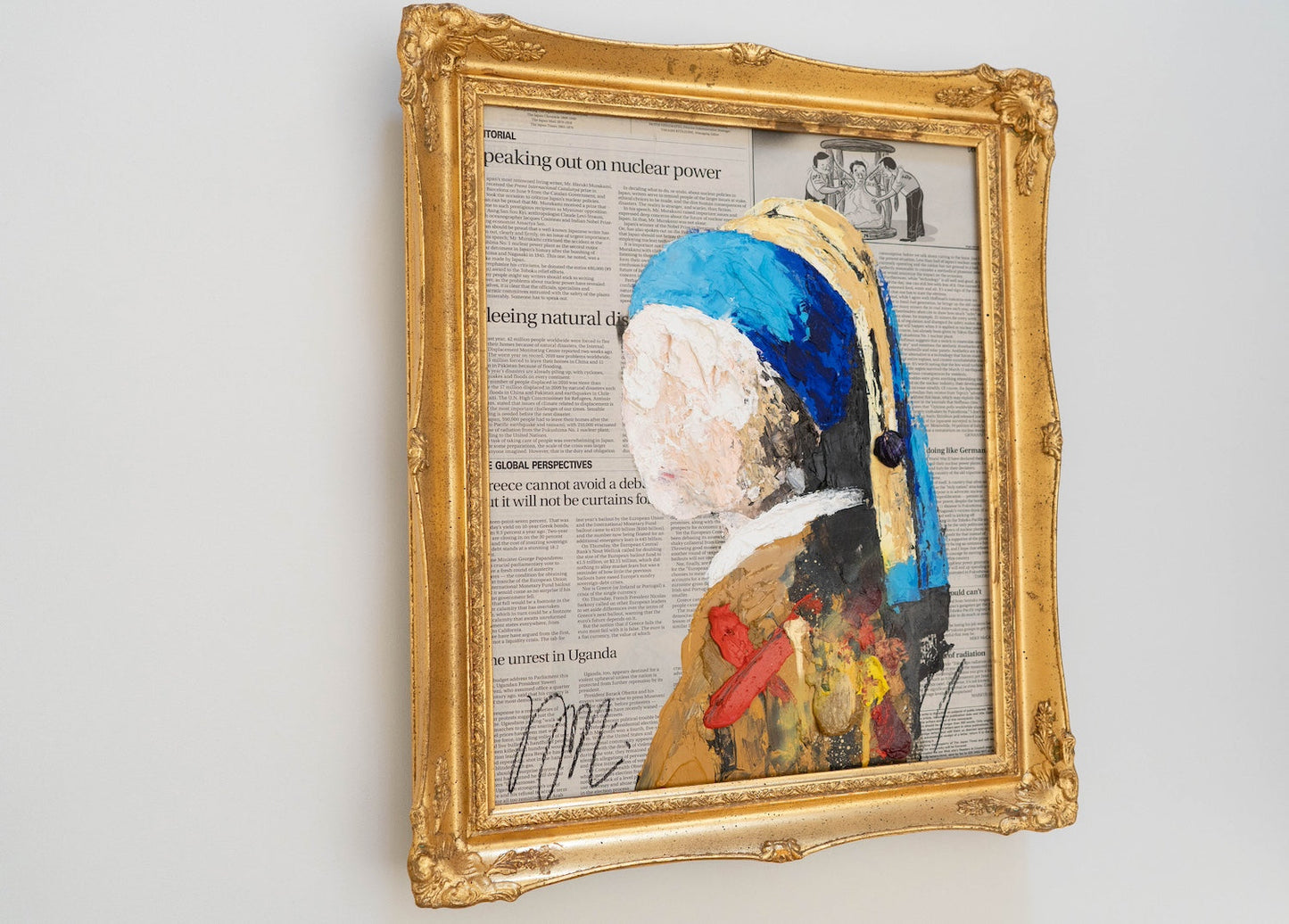 UNTITLED Portrait work (Girl with a Pearl Earring) contemporary painting art