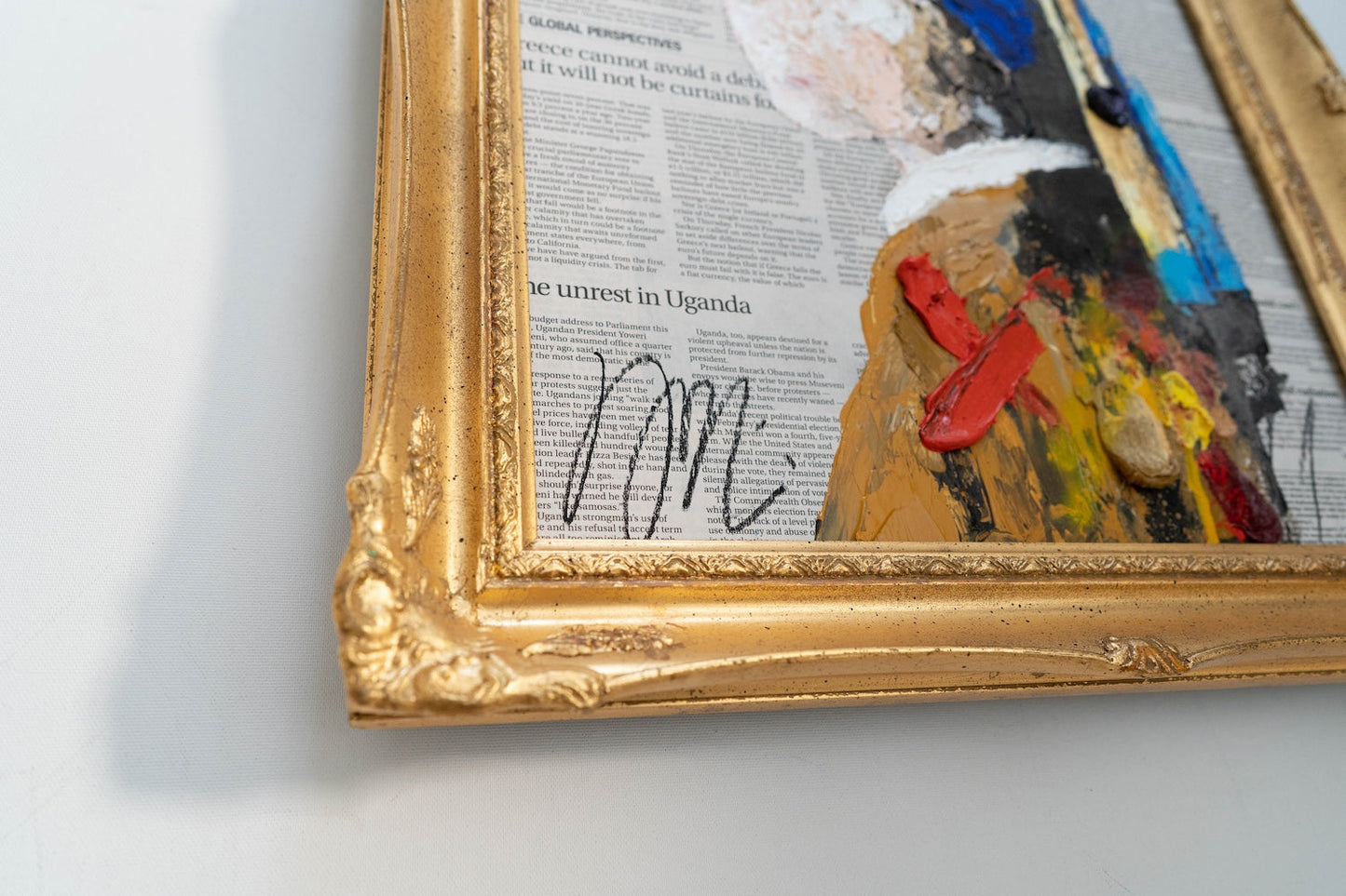UNTITLED Portrait work (Girl with a Pearl Earring) contemporary painting art