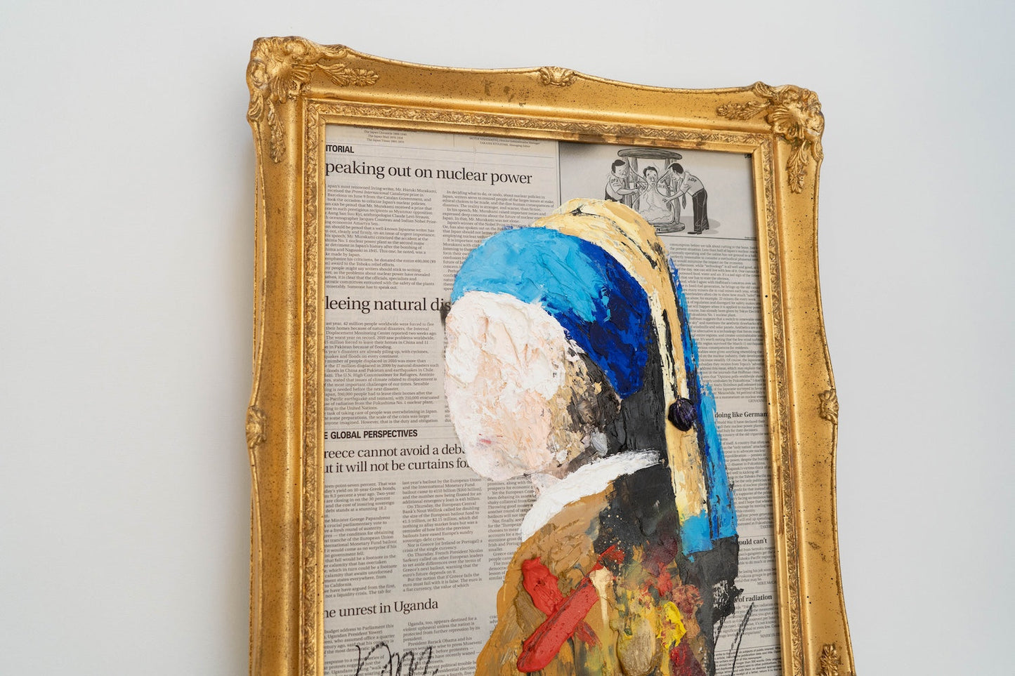 UNTITLED Portrait work (Girl with a Pearl Earring) contemporary painting art