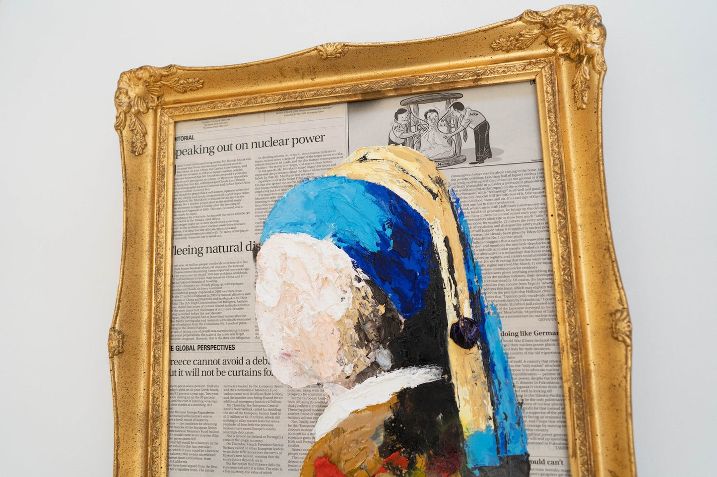 UNTITLED Portrait work (Girl with a Pearl Earring) contemporary painting art
