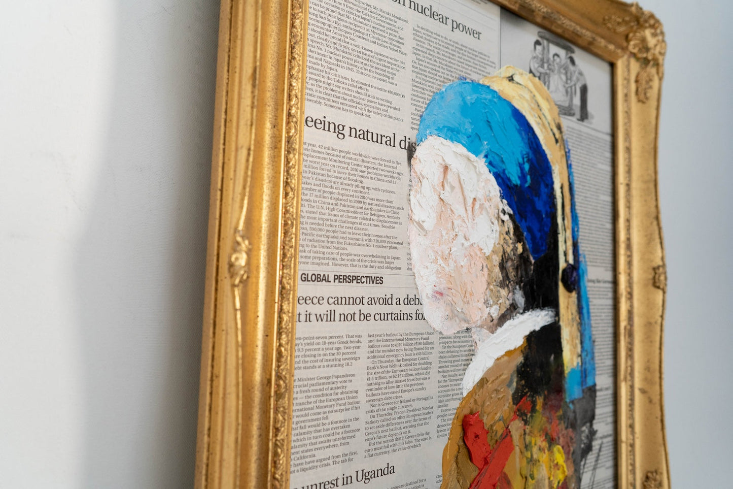 UNTITLED Portrait work (Girl with a Pearl Earring) contemporary painting art