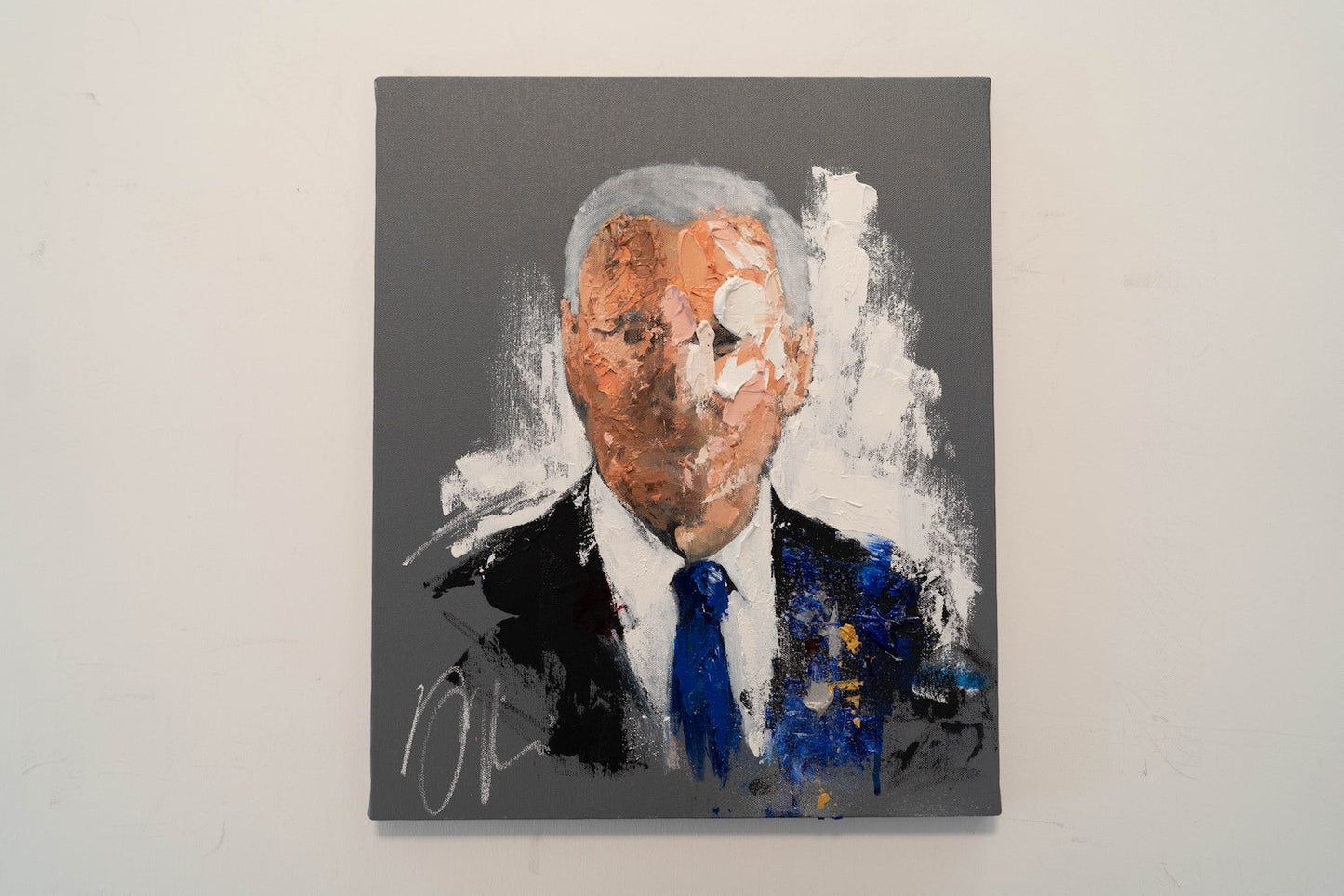 UNTITLED Portrait work (Joe Biden) contemporary painting art