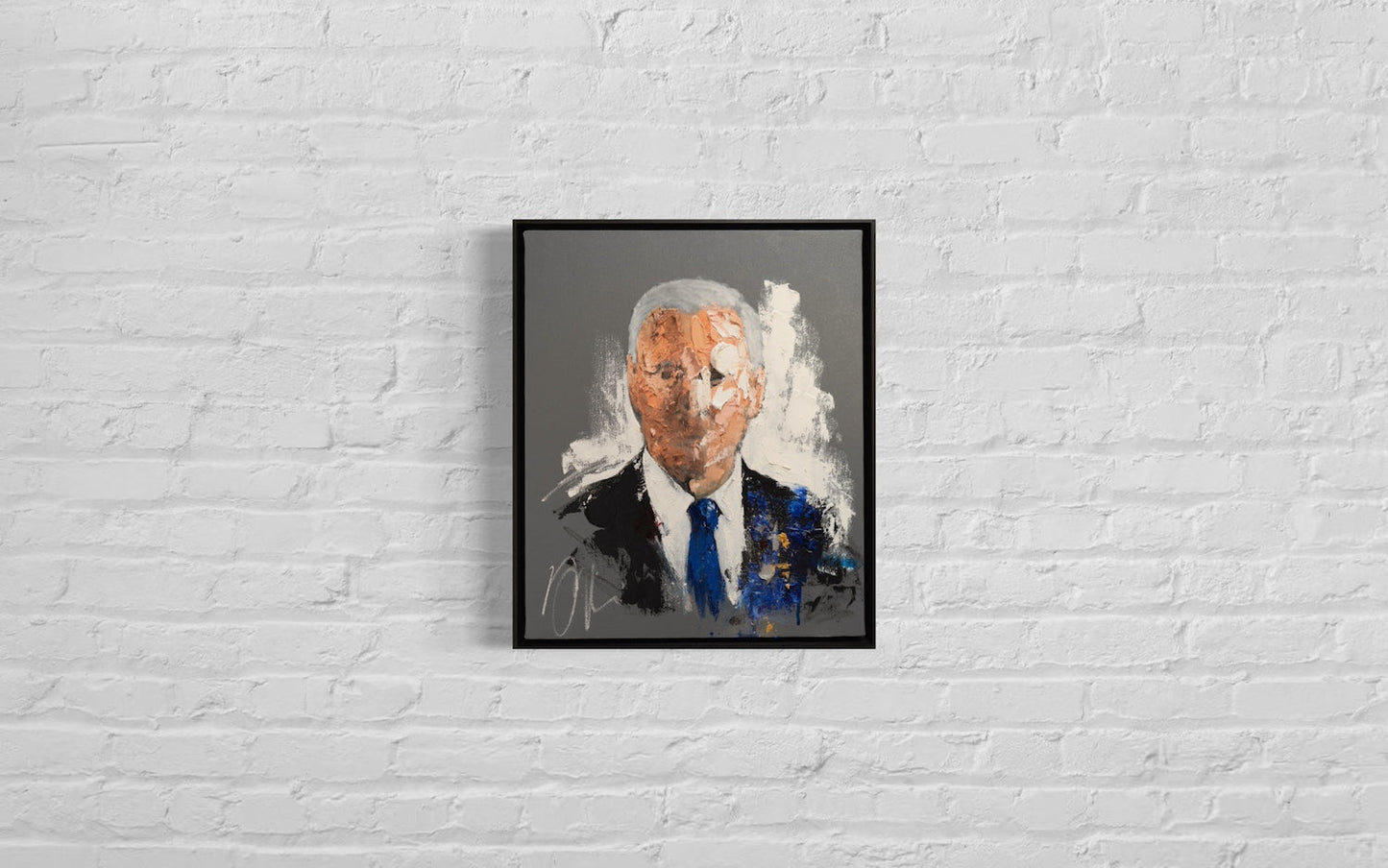 UNTITLED Portrait work (Joe Biden) contemporary painting art