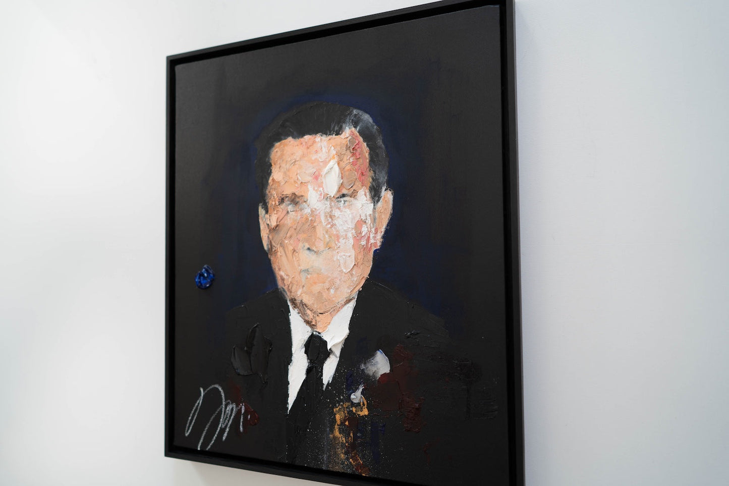 UNTITLED Portrait work (Richard Nixon) contemporary painting art