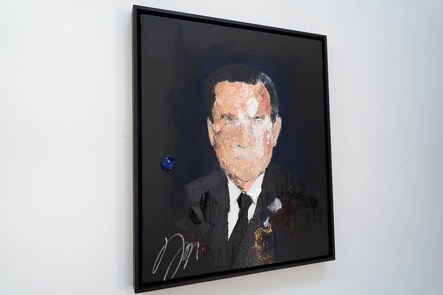 UNTITLED Portrait work (Richard Nixon) contemporary painting art