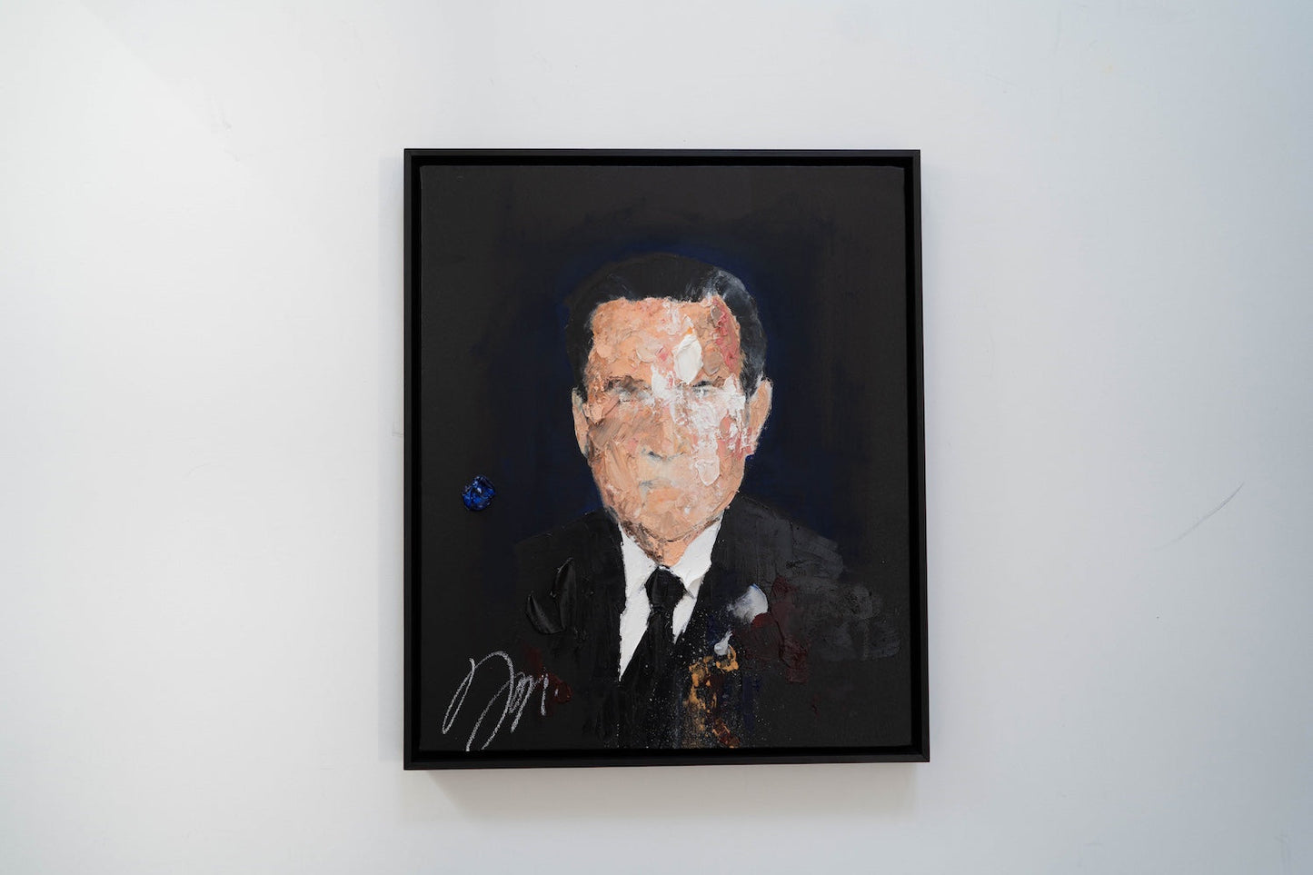 UNTITLED Portrait work (Richard Nixon) contemporary painting art