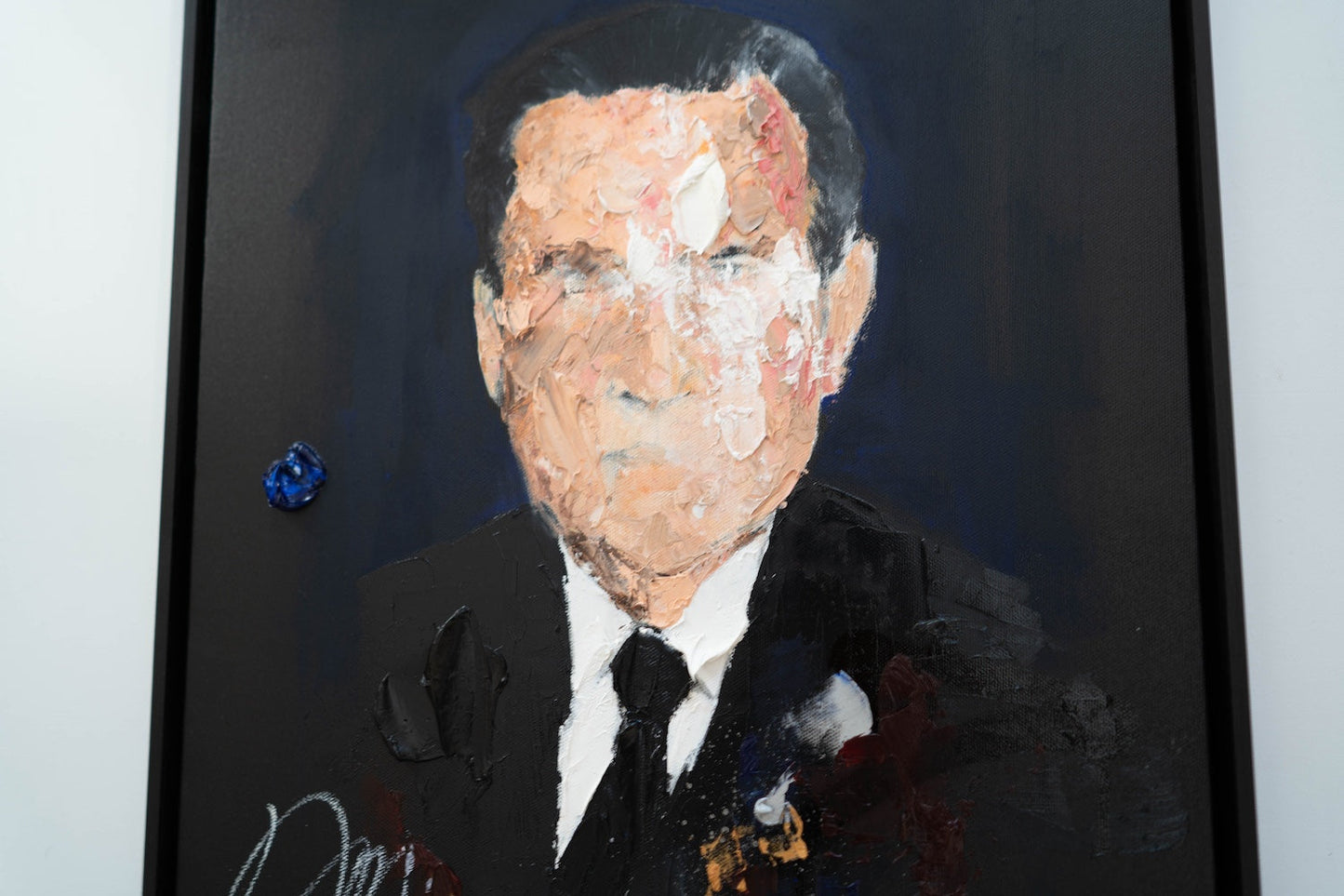 UNTITLED Portrait work (Richard Nixon) contemporary painting art