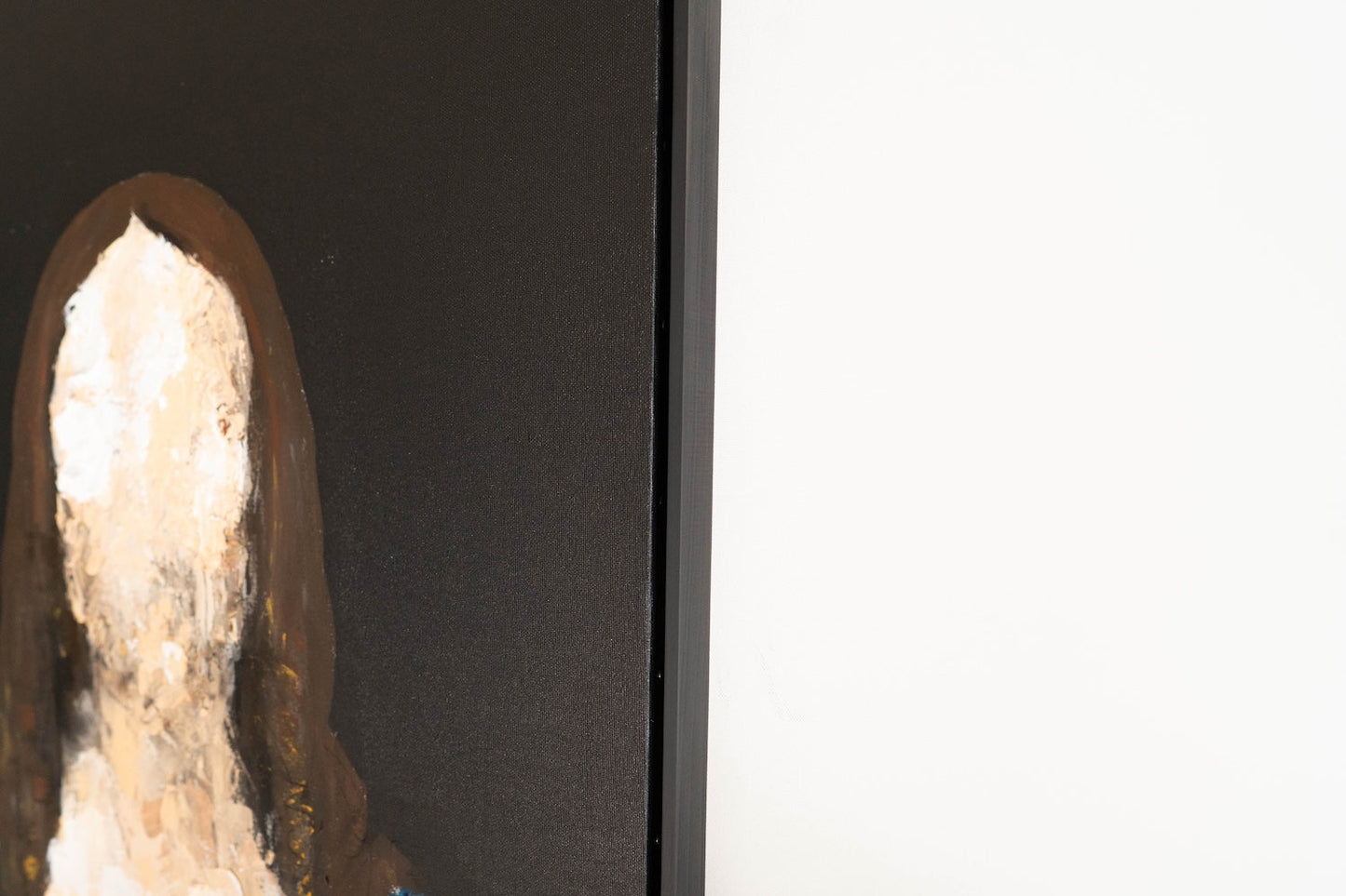UNTITLED Portrait work (Salvator Mundi /Leonardo da Vinci) contemporary painting art