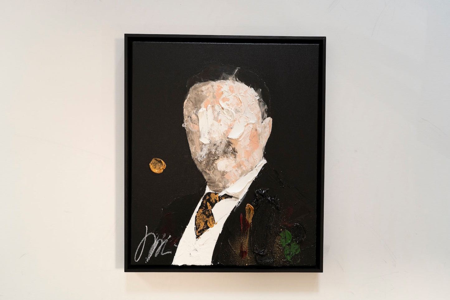 UNTITLED Portrait work (Theodore Roosevelt) contemporary painting art