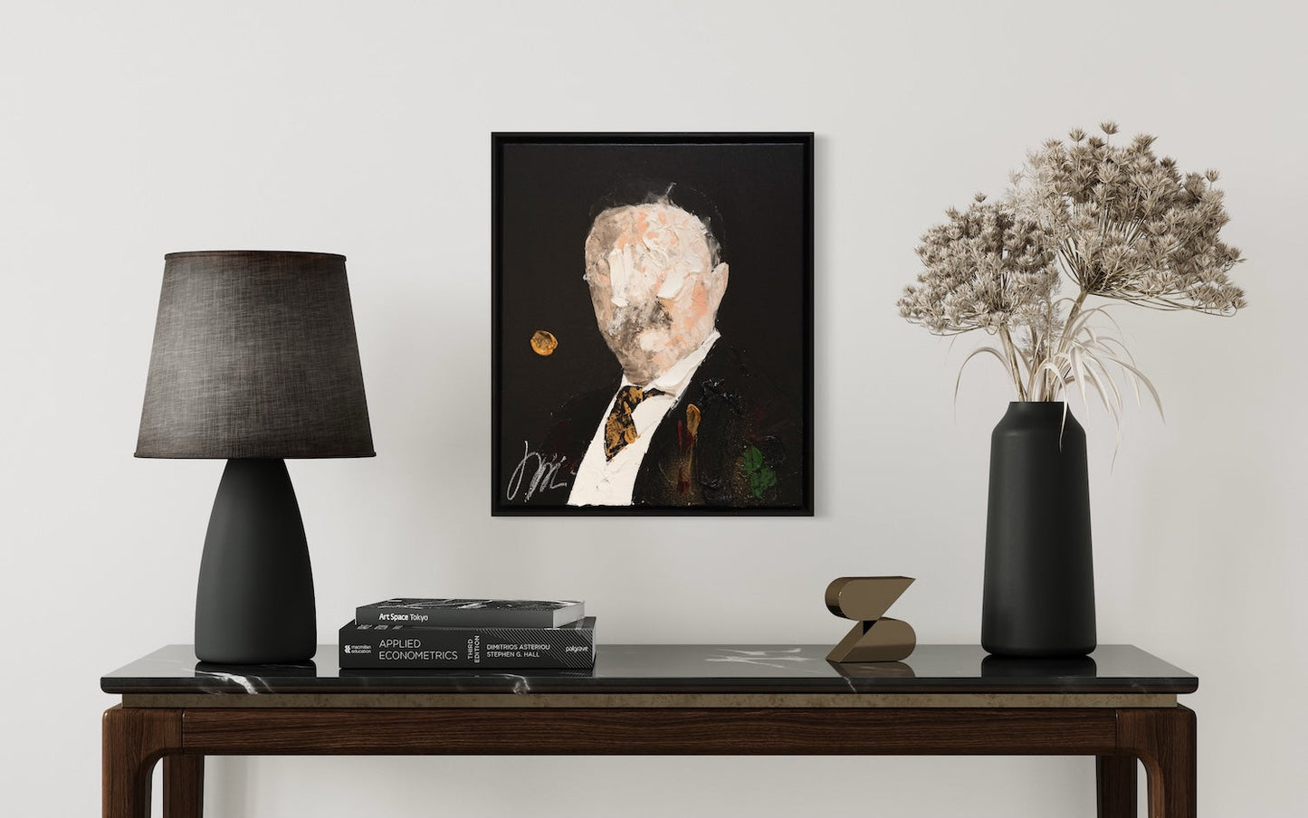 UNTITLED Portrait work (Theodore Roosevelt) contemporary painting art