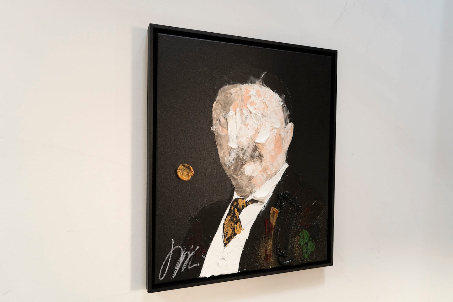 UNTITLED Portrait work (Theodore Roosevelt) contemporary painting art