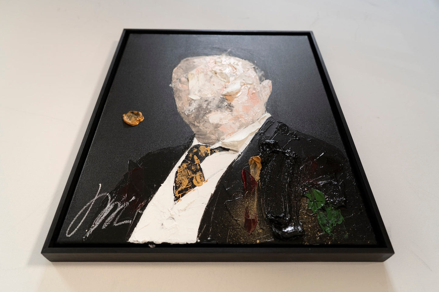 UNTITLED Portrait work (Theodore Roosevelt) contemporary painting art